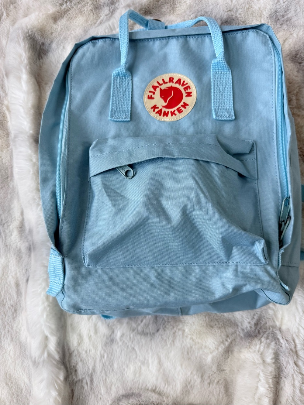Fjallraven Kanken Backpack in Light Blue